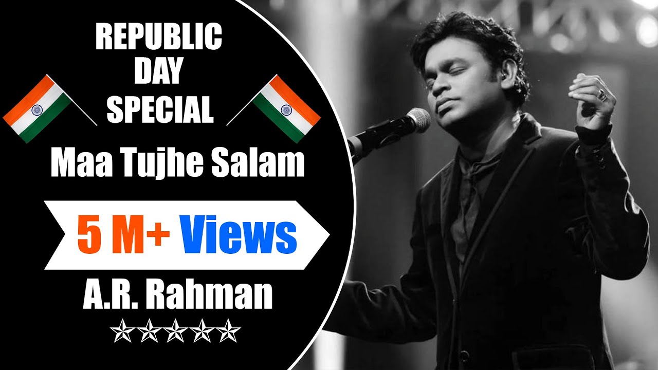 Vande Mataram   AR Rahman Maa Tujhe Salaam   A Tribute to Indian Army  Republic Day Song
