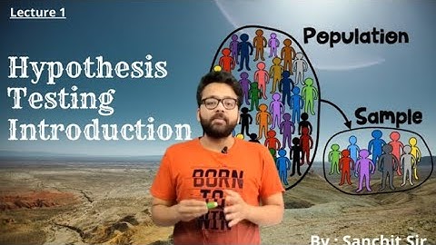 How to understand Hypothesis Testing (Lecture 1) by : Sanchit Sir | UTM | CSEC Mathematics