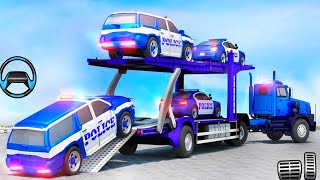 US Police Truck Car Transporter - Best Android Gameplay screenshot 5