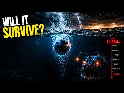 What if you dropped a bowling ball in the Mariana Trench?