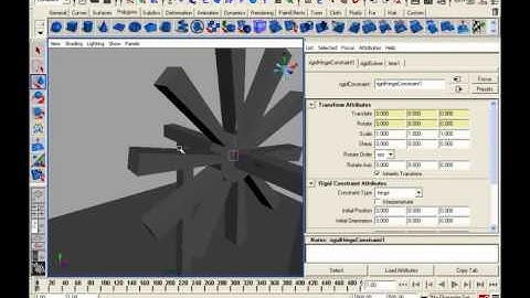 Maya Dynamics particles fields Tutorials Part 2 Rowling of wheel