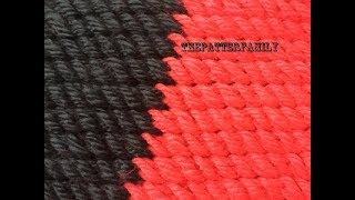 How to Knit a Diagonal Stitch Pattern #528│by ThePatternFamily