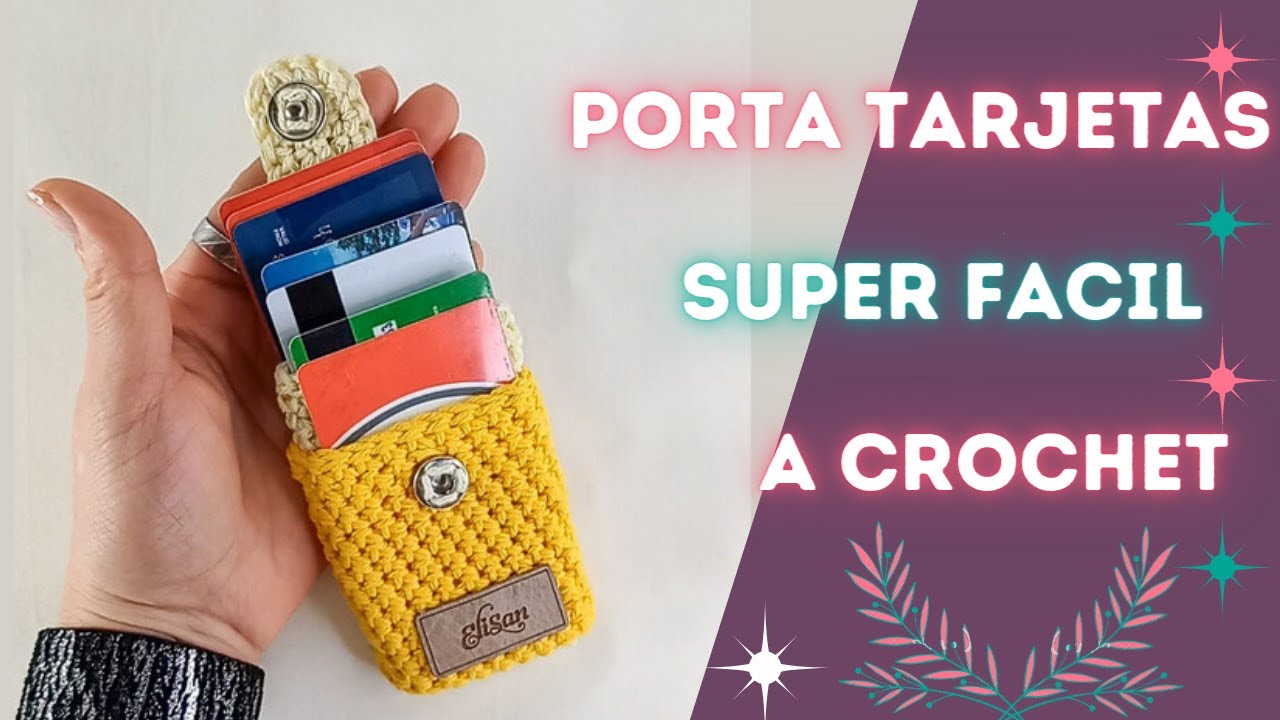 Tutorial Porta Tarjetas a Crochet