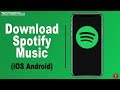 How To Download Music For Offline Listening On ... - YouTube