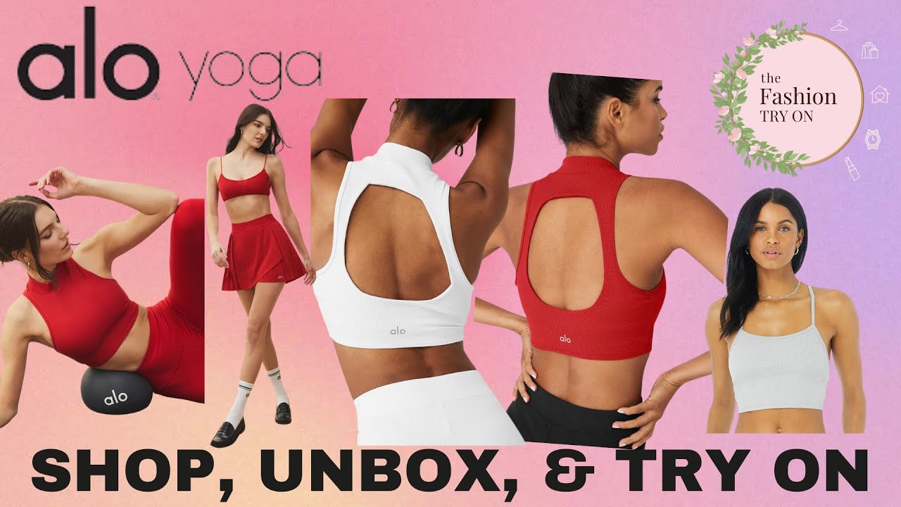 alo yoga GoddessRib Cropped DynamiteTank Alo Crop Tank Alo Yoga