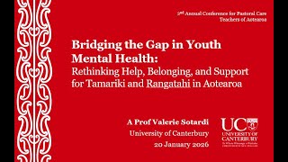Bridging the Gap in Youth Mental Health: Keynote Speech (Director's Cut)