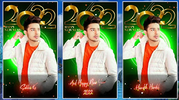 happy new year 2022 status video kaise banaye | happy new year video editing 2022 | new year status,
