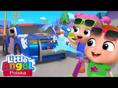 Myjemy Nasz Samochód Myjnia Samochodowa Little Angel Polska Piosenki Dla Dzieci