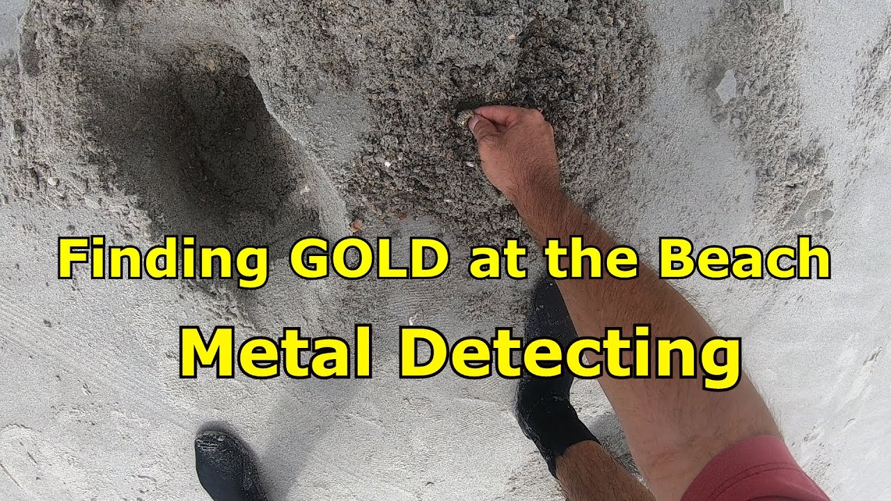 Finding GOLD at the Beach Metal Detecting YouTube