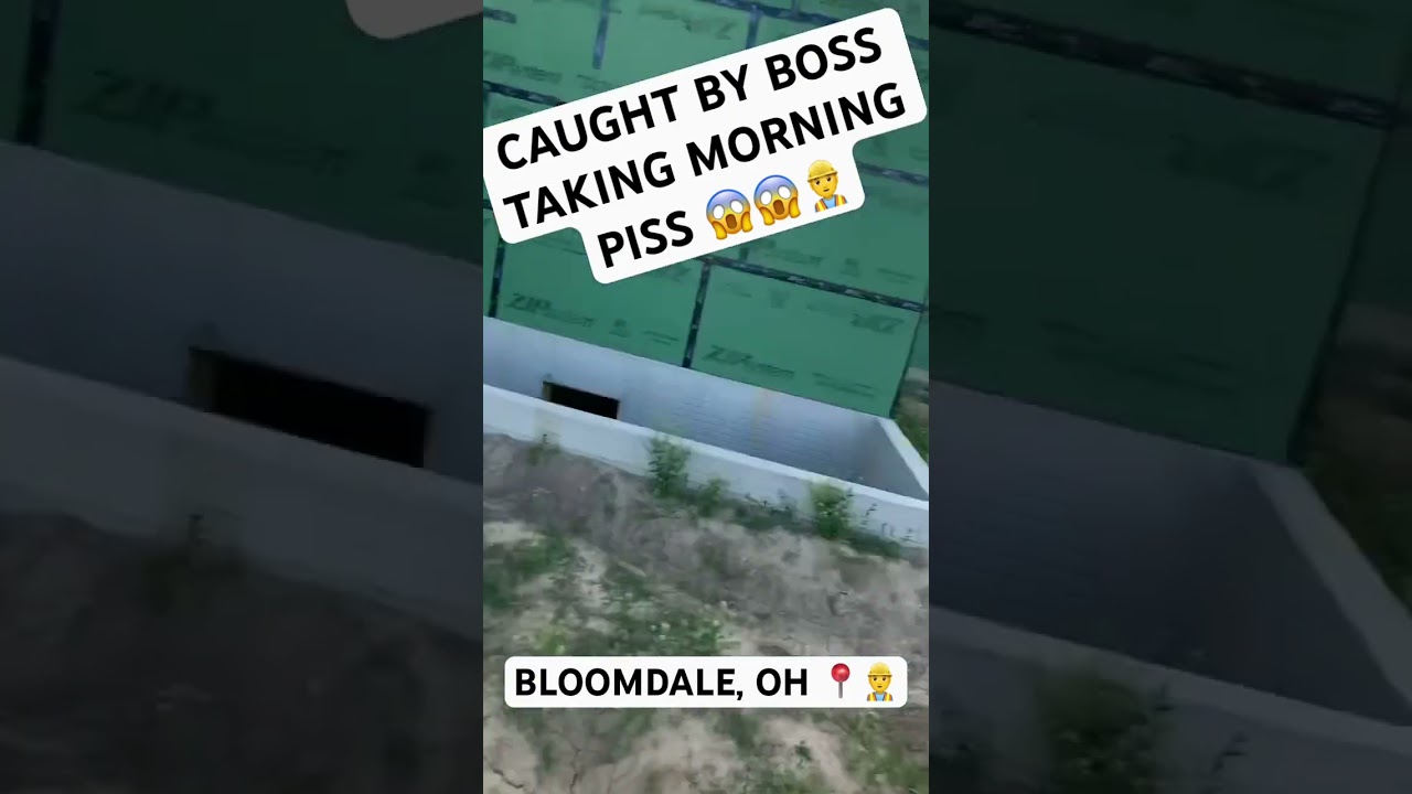Watch CAUGHT BY BOSS TAKING PEE 😱👷♂️ #framing #construction #ohio #work #2023 on YouTube Watch CAUGHT BY BOSS TAKING PEE 😱👷♂️ #framing #construction #ohio #work #2023 on YouTube