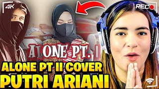 Putri Ariani - Alone, Pt II Cover - Alan Walker \u0026 Ava Max | REACTION
