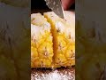 Pinapple 🍍Frezee Cutting ASMR #FruitCuttingASMR #SatisfyingSounds #ASMR #FruitSlicing #JuicySounds