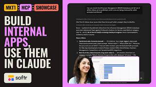 Read & Update Softr Databases and Apps Inside Claude | MKT1 MCP Showcase