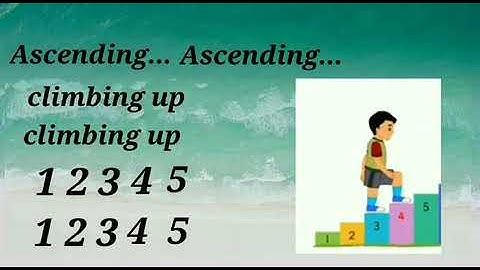 Ascending & Descending order song