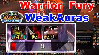 WeakAuras Fury Warrior pve WoW 3.3.5