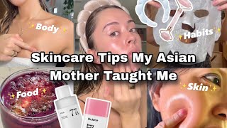 50 years of SKINCARE in 5 MINUTES | skin care tips my asian mother taught me 