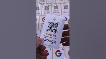 Google Review Business Card (NFC Tap + Dynamic QR code)  #googlereviews  #nfccard  #nfc