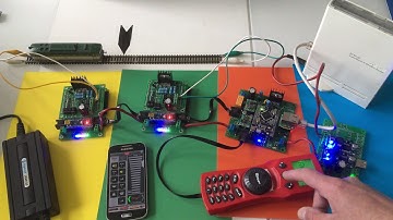 DCC Command Station with 2 boosters