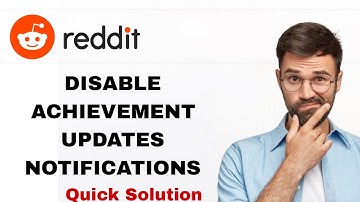 How To Disable Achievement Updates Notifications On Reddit App | Step By Step