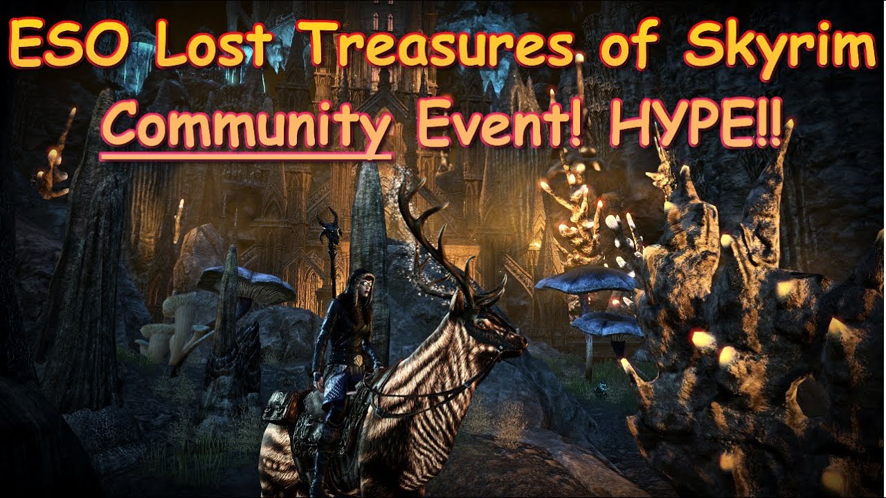 ESO Lost Treasures of Skyrim Event YouTube