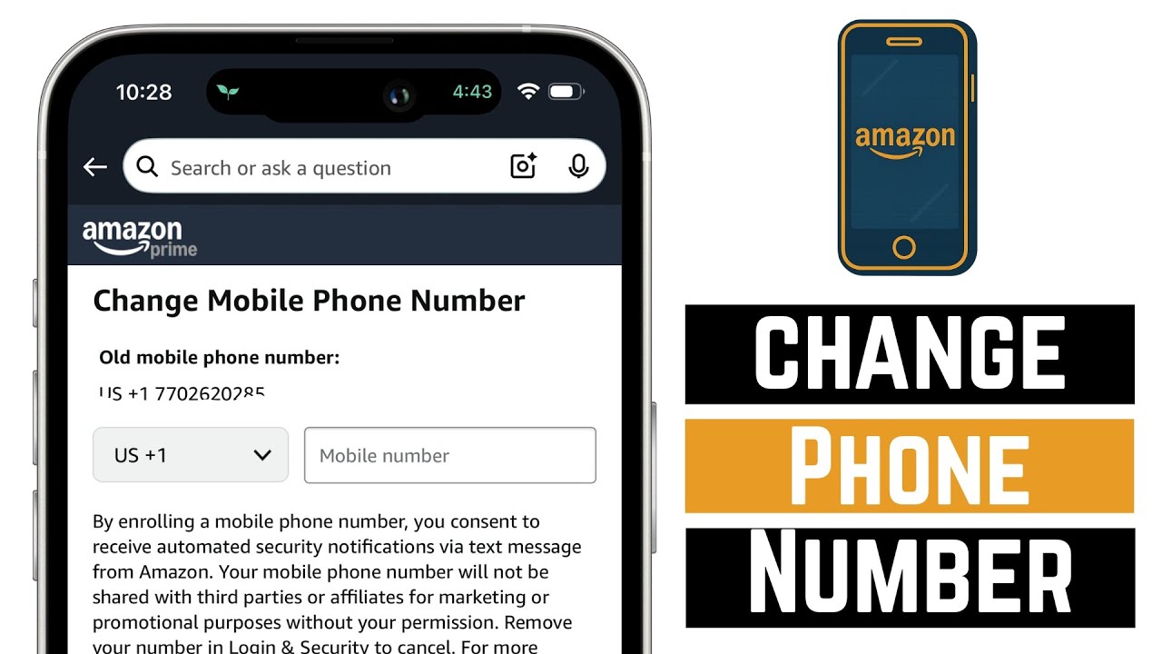 How To Change Phone Number On Amazon Account - Amazon Tutorial - YouTube