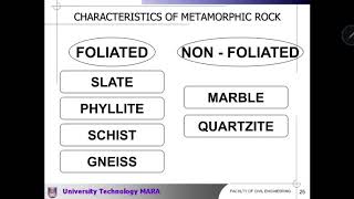 Metamorphic Rocks - Characteristics of Metamorphic Rock