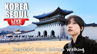 Live Korea Seoul | Walking Tour Seoul Tourist Spot: Beautiful Jongno Street Walk | Korea Travel Vlog