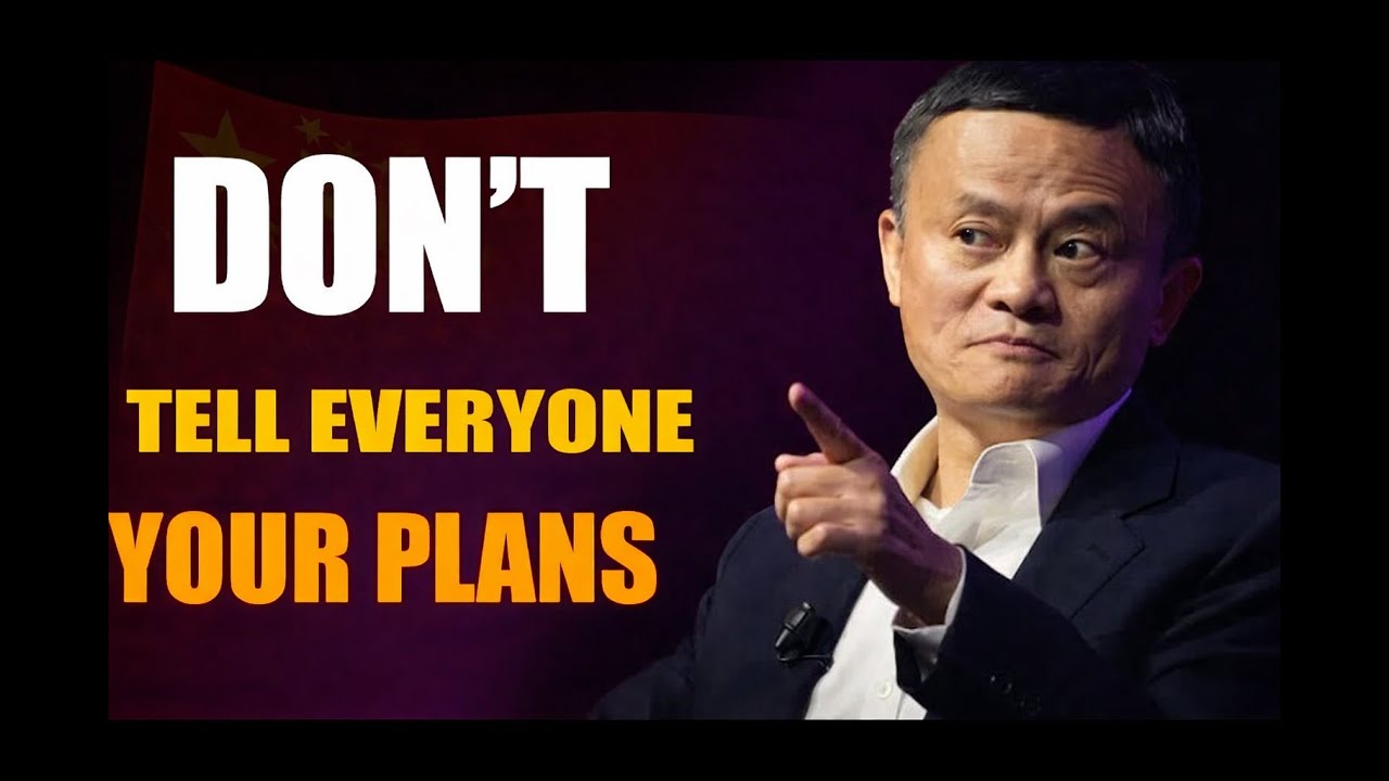 DON'T TELL EVERYONE YOUR STORY - Inspired by Jack Ma