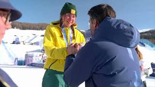 Baff claims Australia's 1st-ever women's Snowboard Cross GOLD by 0.04s! | 2026 Winter Olympic Games Baff claims Australia's 1st-ever women's Snowboard Cross GOLD by 0.04s! | 2026 Winter Olympic Games