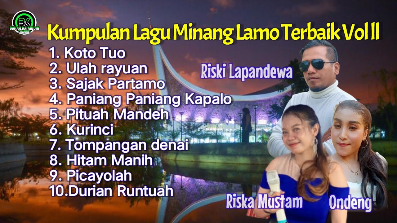 Kumpulan Lagu Lagu Minang Lamo terbaik versi Keyboard Yamaha 950