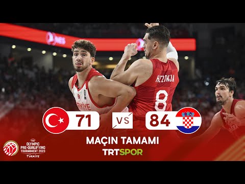 🔴 MAÇIN TAMAMI | Türkiye 🆚 Hırvatistan | FIBA Olimpiyat Ön Eleme Turnuvası Finali