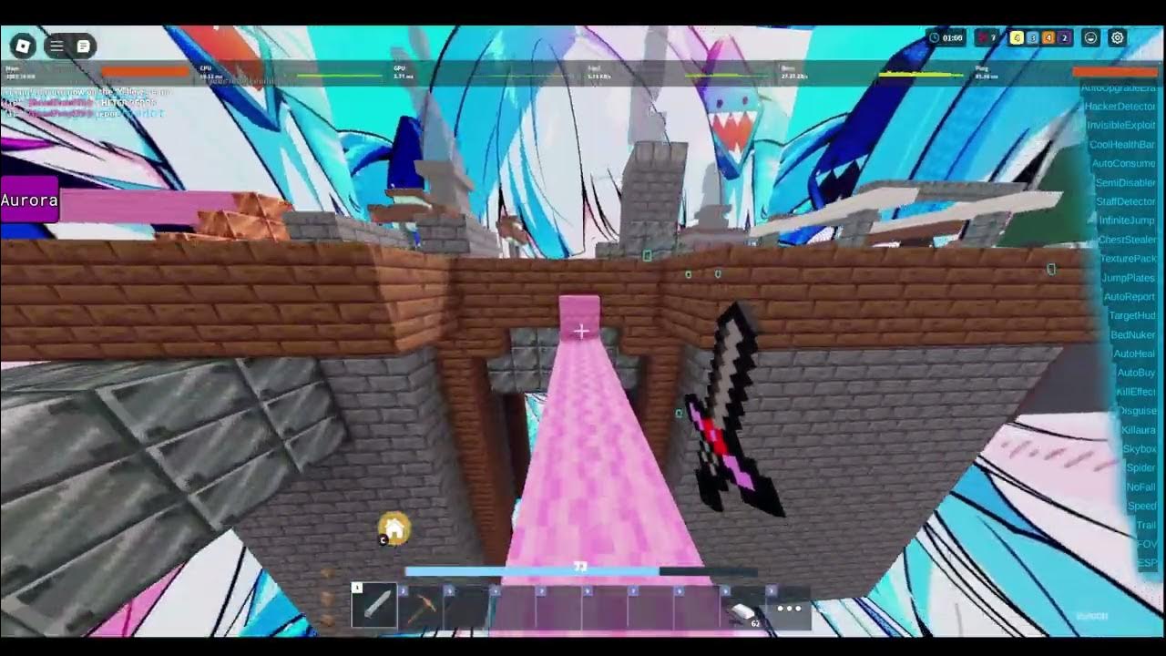 Roblox bedwars aurora v1 8 update support solara youtube