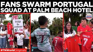 "Excitement Seeing My Idol" Hundreds of Fans Welcome Ronaldo in Palm Beach Ahead of World Cup!