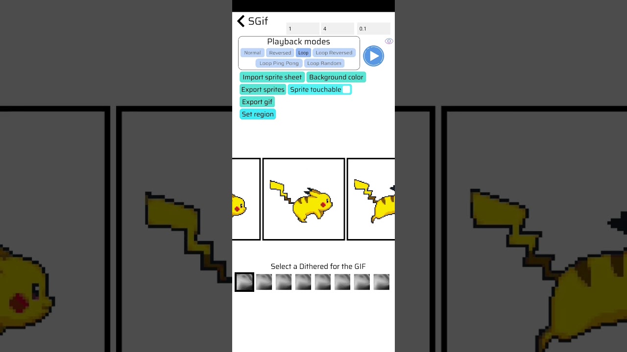 From Sprite Sheet to GIF Animation | Sprite animation cutter - Get it on Google Play 
