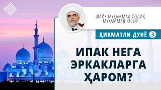 27. Ипак нега эркакларга ҳаром? | Ipak nega erkaklarga harom?