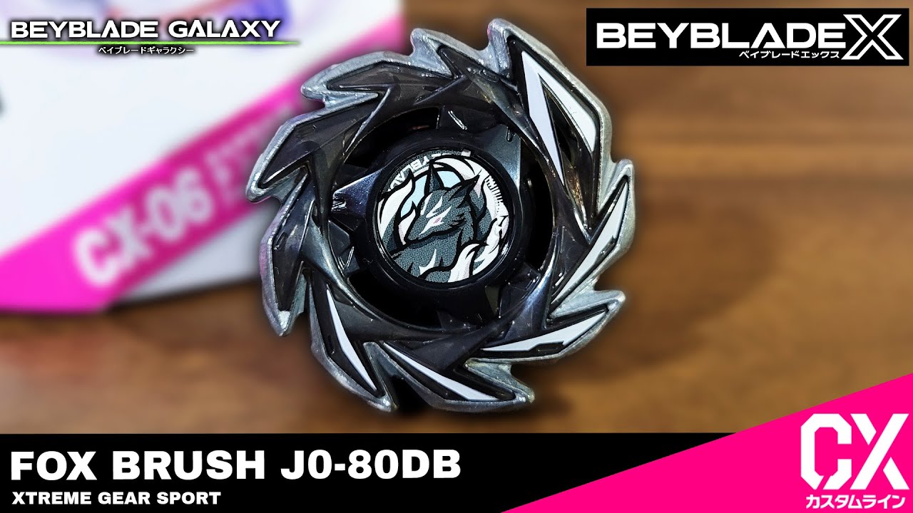 Análise CX-06 02 FOX BRUSH J 0-80DB - Random Booster Select [Beyblade X]
