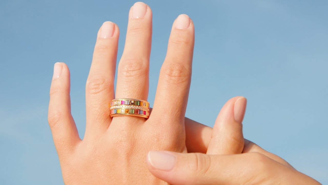Wellendorff Golden Rainbow rings: a Symbol of Power and Hope
