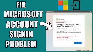 How To Fix Microsoft Account Sign In Problems | Quick & Easy Method