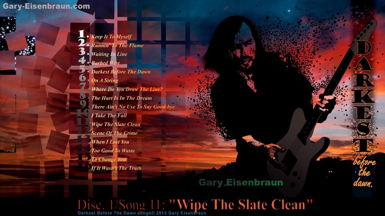Gary Eisenbraun | DBTD 11 | Wipe The Slate Clean (Audio)