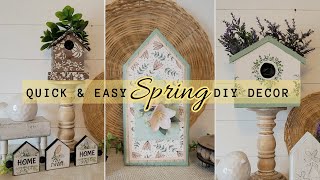 QUICK & EASY SPRING DIY DECOR5 Ways to Customize Home Decor ProjectsRepurposing Old into New!