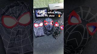 Miles Spider-Man Masks Pk Showwhich One Will Win?