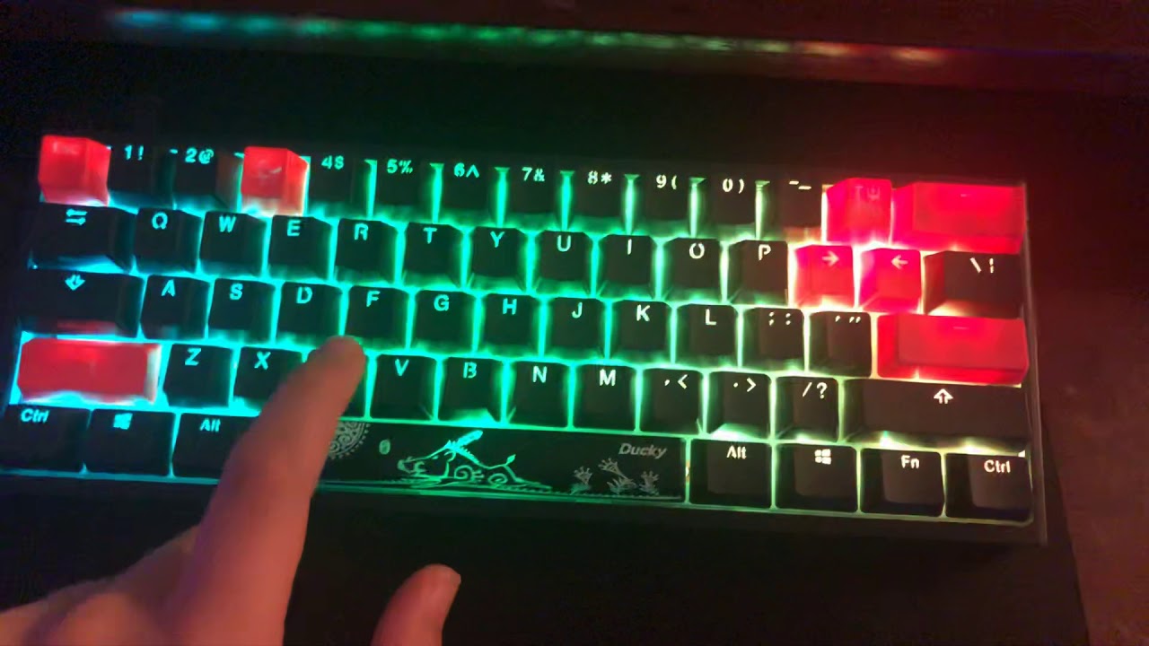 HOW TO PRESS THE F KEY ON DUCKY ONE 2 MINI BLUE SWITCHES YouTube