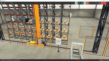 Automated Warehouse Simulation with Tia Portal in FactoryIO