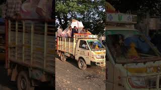 Kotha kodur ganesh youth Railway kodur 12 feet ganesh idol transportation SK CRE