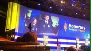 National FFA Convention 2011- Dad's Honorary American Degree
