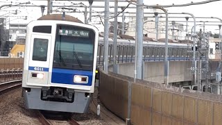 西武鉄道　6000系 11編成　西武線 富士見台駅