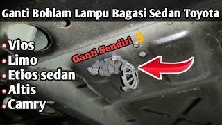 Ganti Bohlam Lampu Bagasi Pakai LED Camry, Corolla Altis,Vios, Limo,Etios|#ngoprekmalem