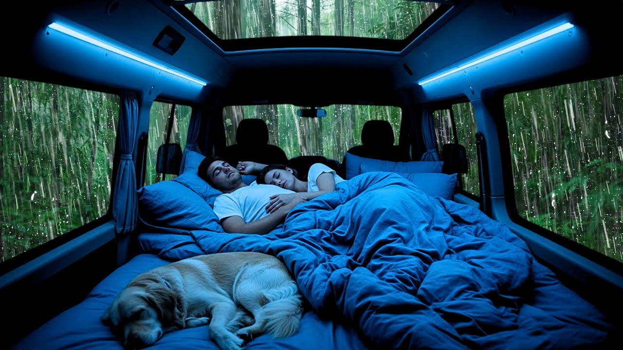 Dors profondément, bercé par la pluie, les voitures et le tonnerre 🌙 Bruit blanc