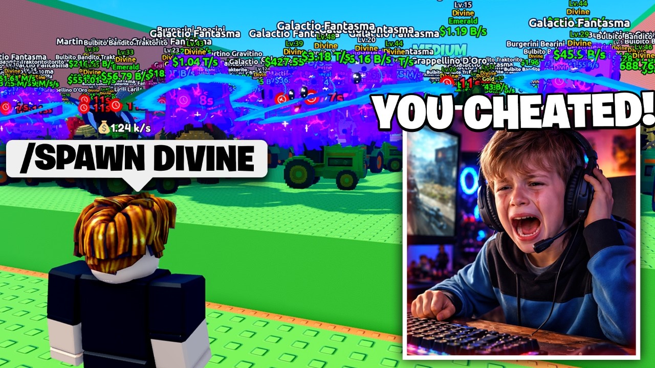 Pretending To Be a NOOB with REAL ADMIN COMMANDS In ESCAPE TSUNAMI FOR BRAINROTS