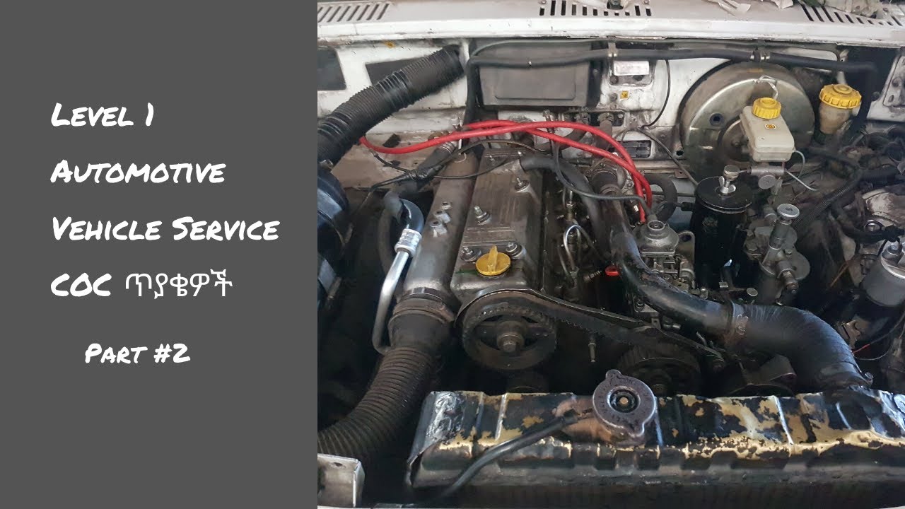 Automotive Vehicle Service Level 1 COC Questions & Answers Part 2